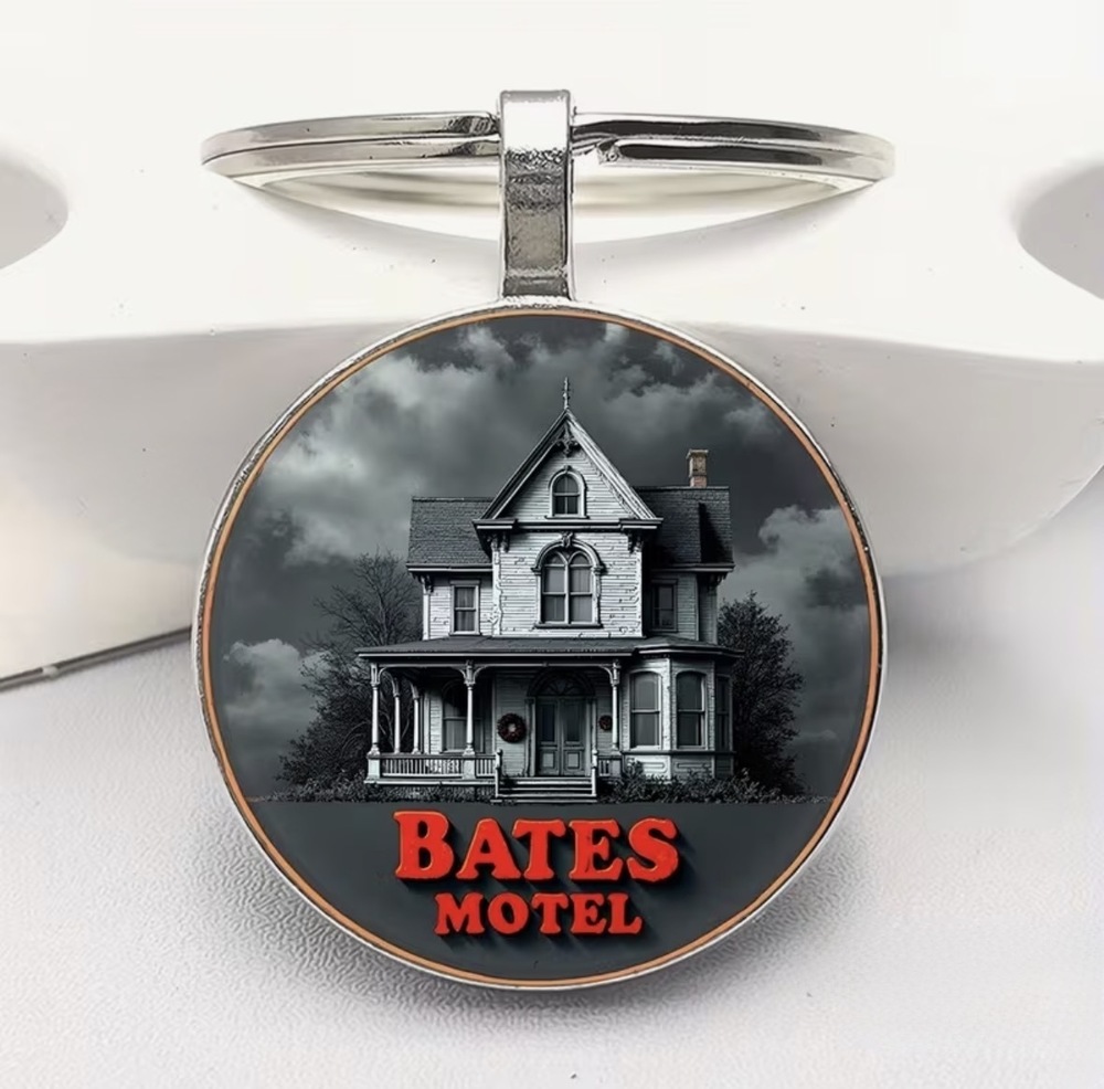 3/$25 Bates Motel Horror-Themed Keychain NEW